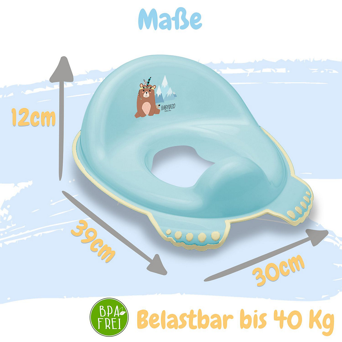 Toilettentrainer mit Anti Rutsch Beschichtung - WC-Sitz für Kleinkinder