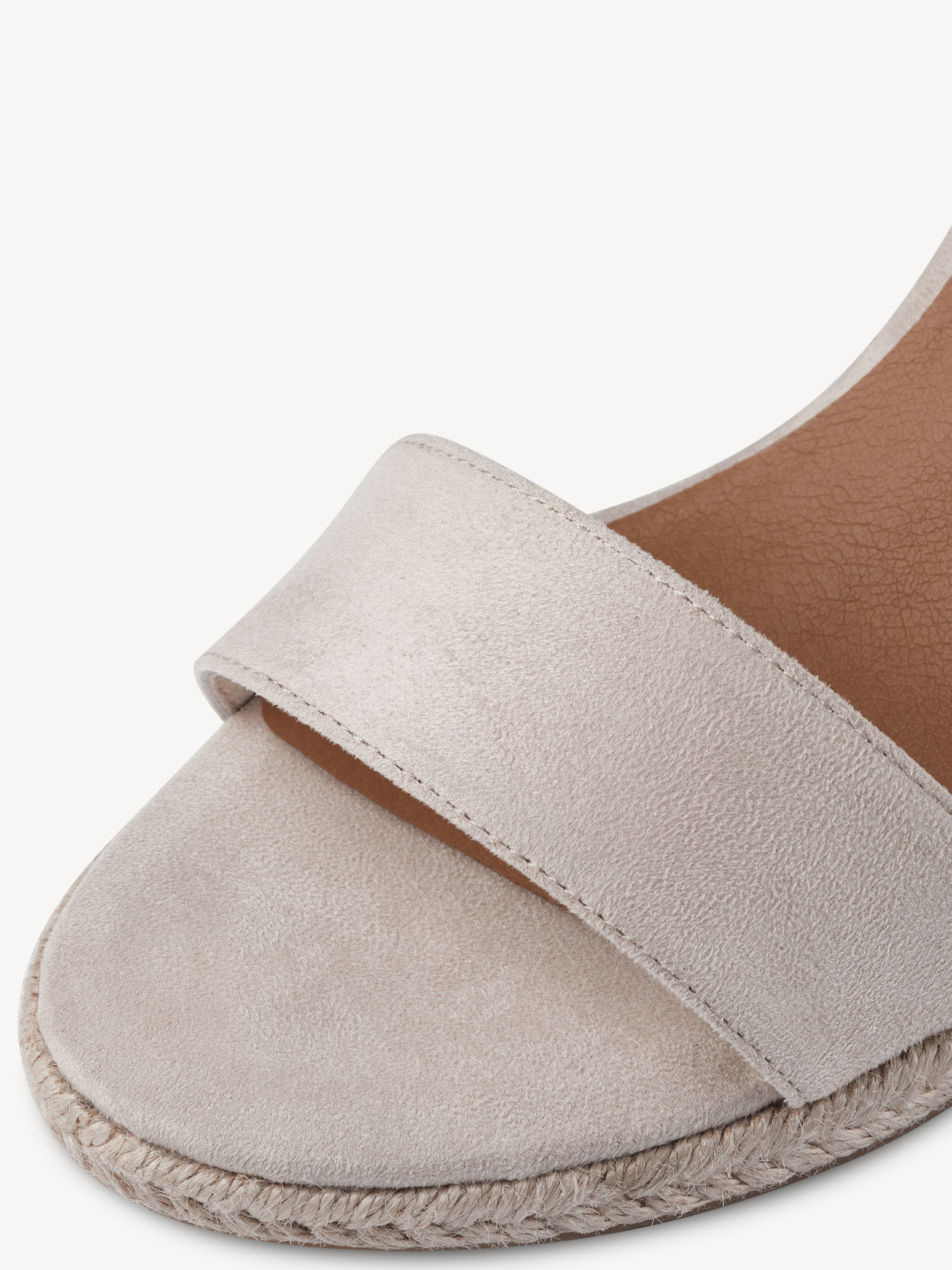 Sandale à talon - beige