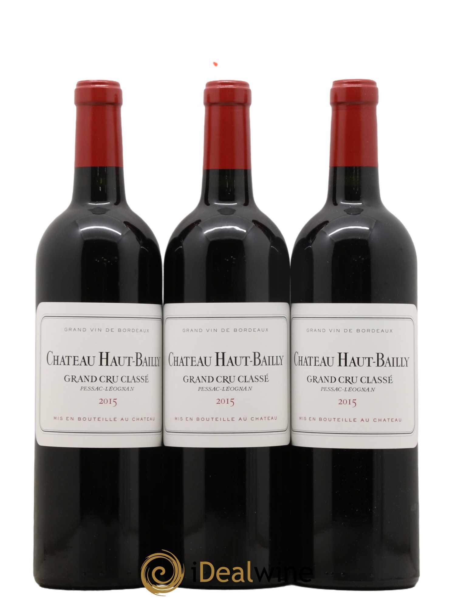 Château Haut-Bailly Cru Classé de Graves  2015 - Lot de 12 Bouteilles