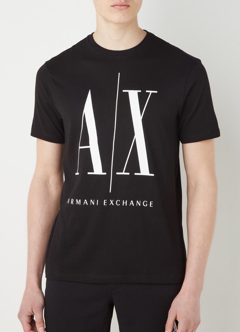 Tricou Armani Exchange cu logo imprimat