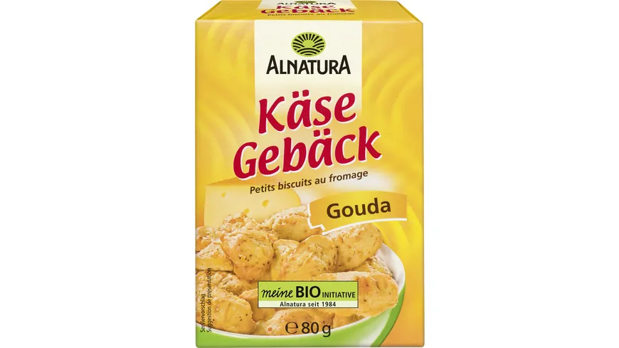 Alnatura Bio Käsegebäck Gouda 80 g