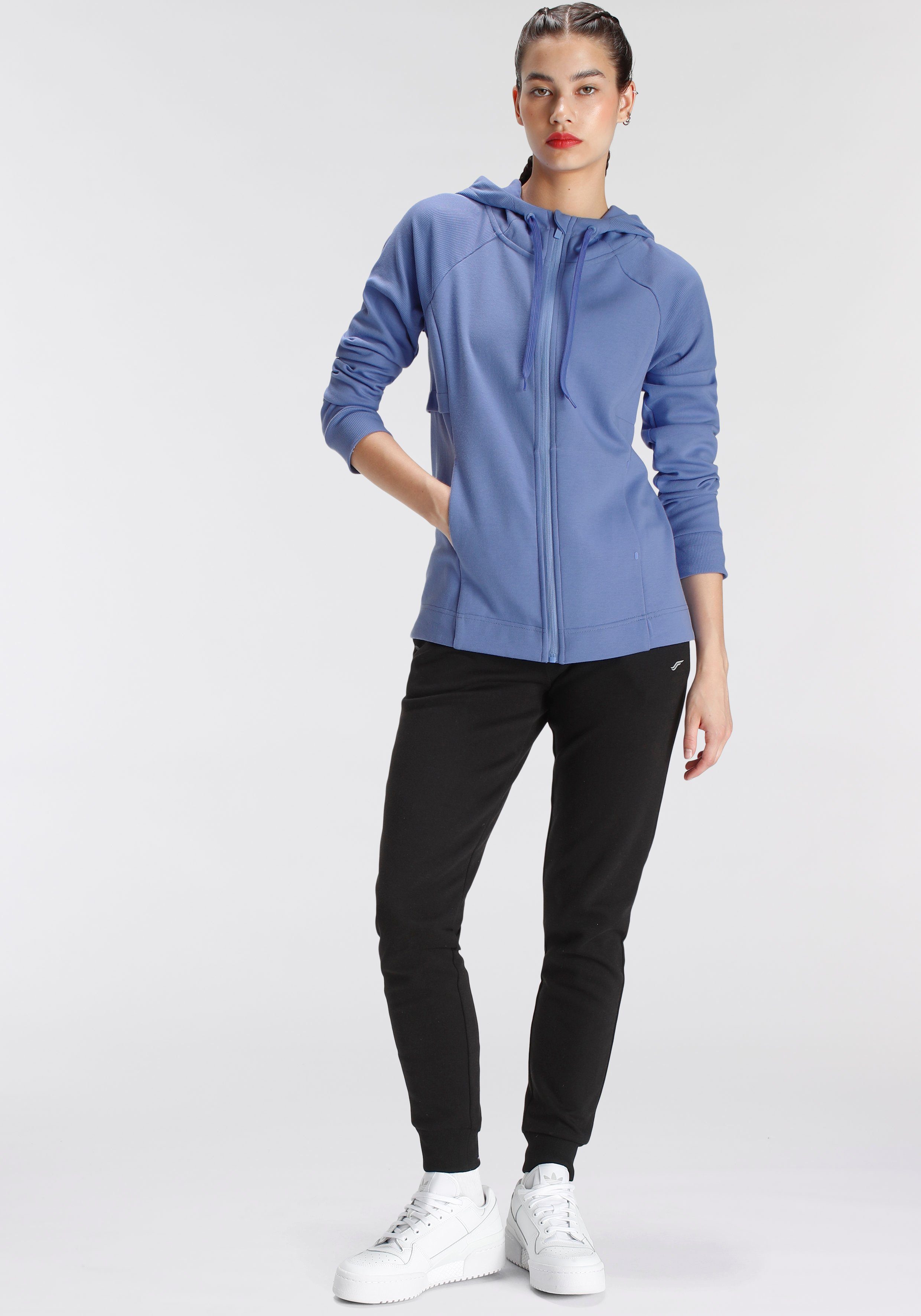 FAYN SPORTS Jogginganzug After Class (Set, 2-tlg), mit gerippten Einsätzen