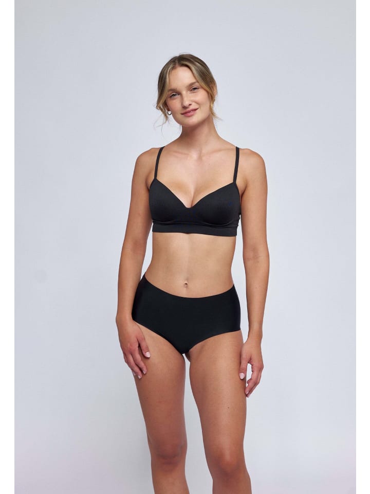 SNOCKS High Waist Hipster aus Mikrofaser 3 Stück in Schwarz günstig kaufen