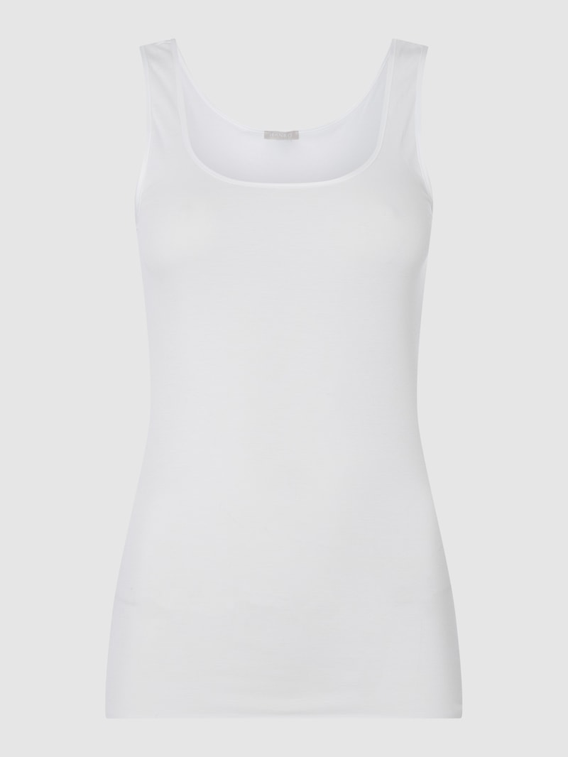 Unterhemd aus Baumwolle - nahtlos Modell Cotton Seamless in weiß
