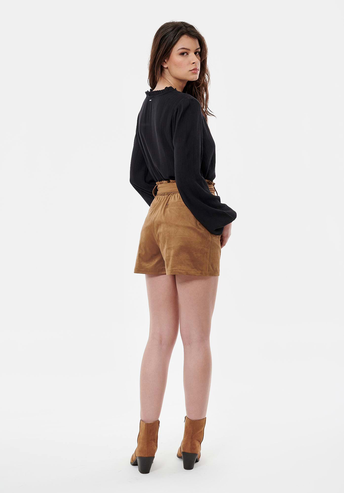 BINTA  Blouse noire femme
