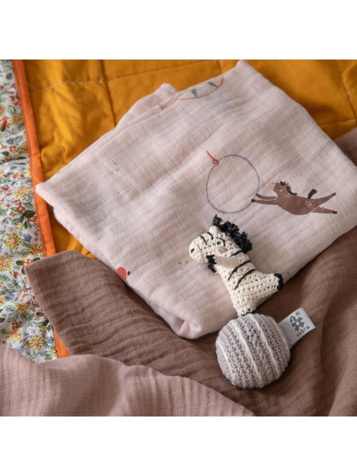 Sebra Rassel Zebra in Weiß | Grau günstig kaufen onesize