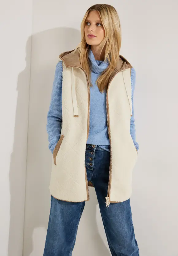CECIL Teddyfell Velours Weste