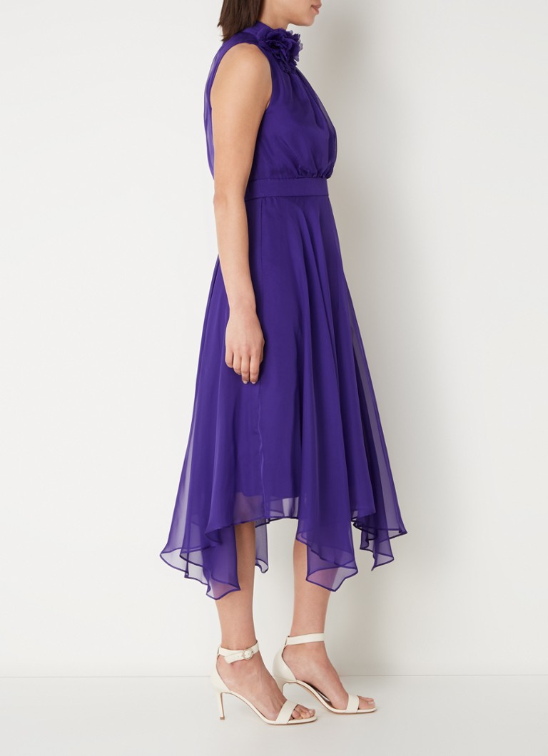 Vestido midi Lucinda de Phase Eight con detalles plisados