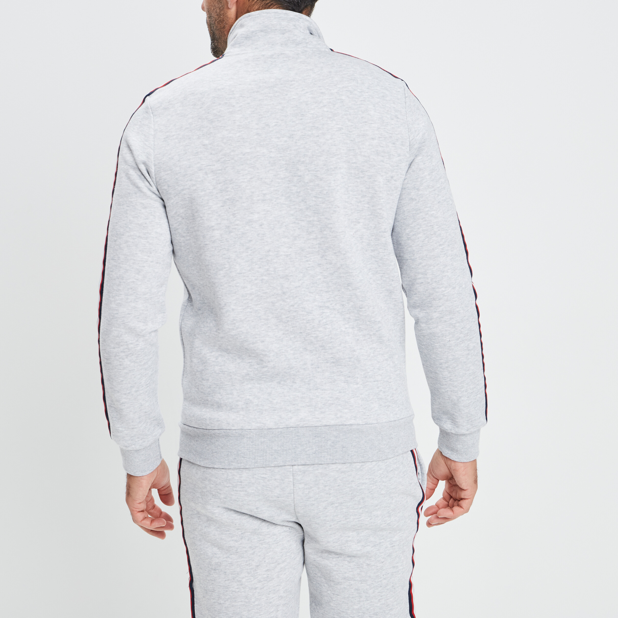 Gilet zippé Creeks gris clair homme | La Halle