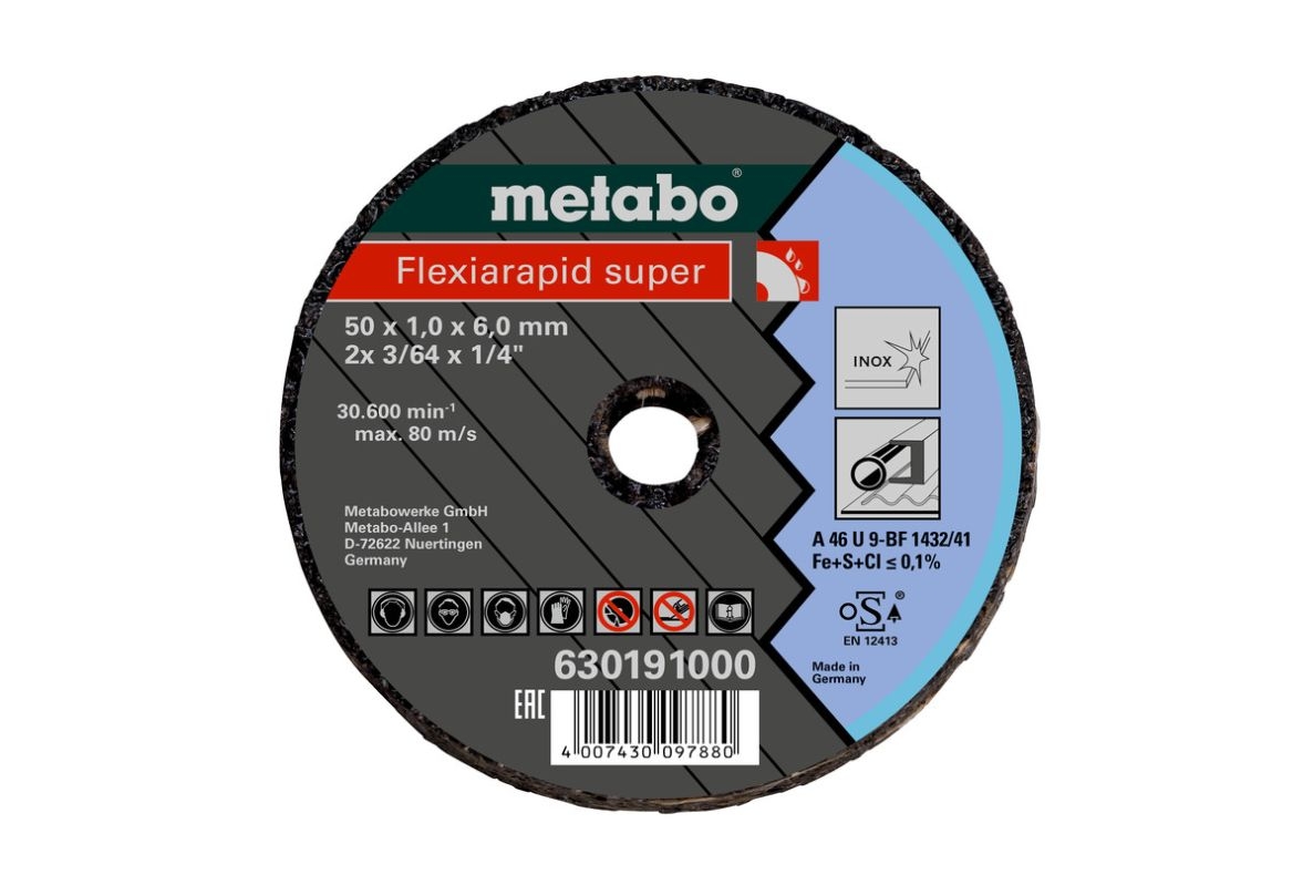 Accesorii Metabo 630192000 Disc de tăiere 50x2.0 x 6mm