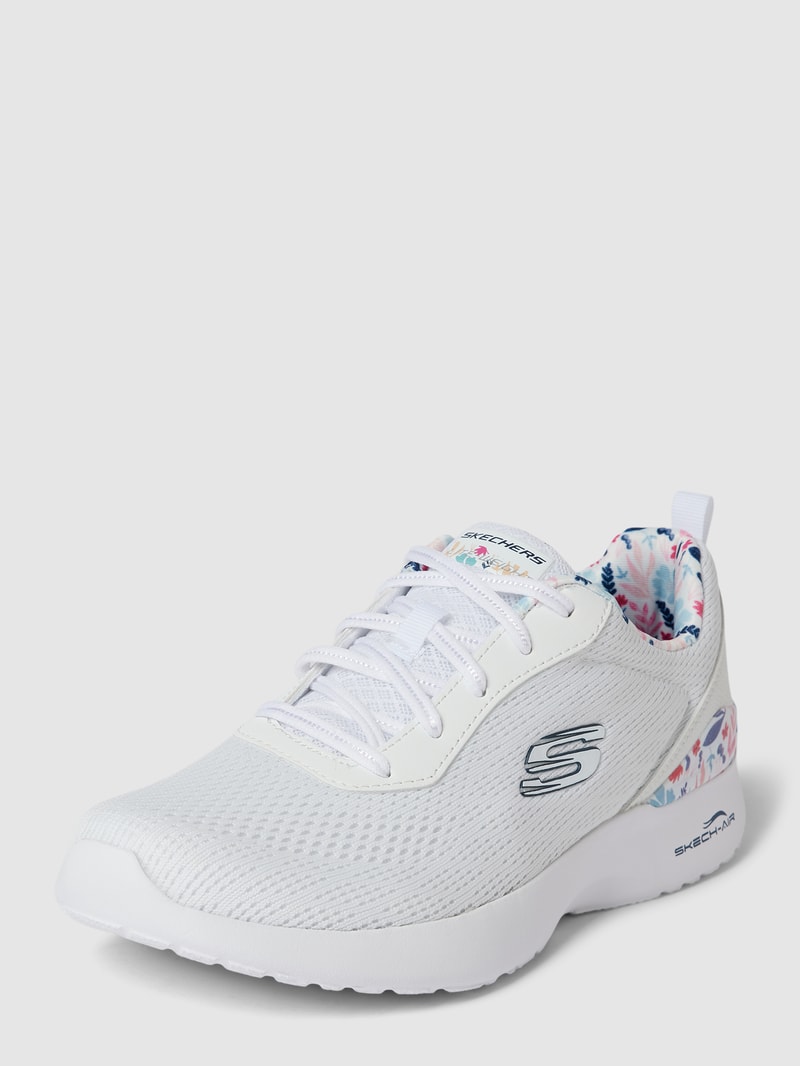 Sneaker mit Label-Details Modell 'DYNAMIGHT' in weiß