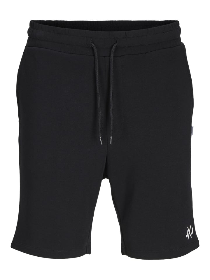 Jack & Jones Sweat Shorts - JPSTGORDON JJBRAD SWEAT SHORTS in Black günstig kaufen
