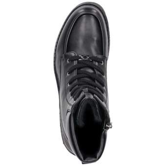 Tom Tailor Schnür Boots in schwarz