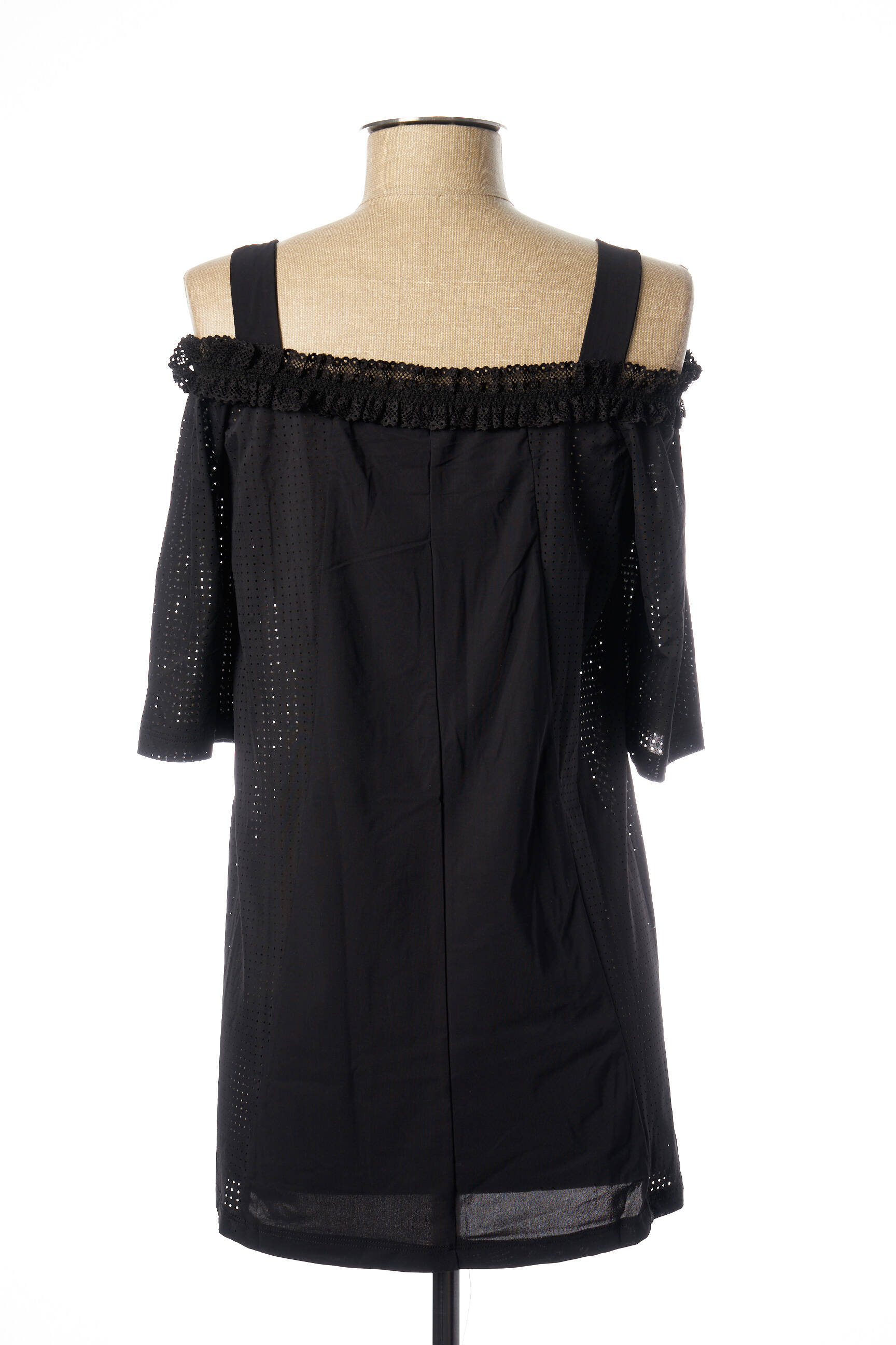 G Oze Tuniquemanchelongue Femme couleur noir