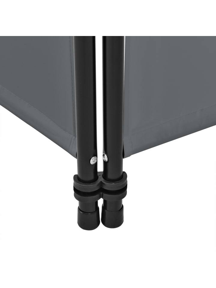 en.casa Raumteiler Huesca - 6-teilig in Grau (H)171cm (B)300cm günstig kaufen onesize