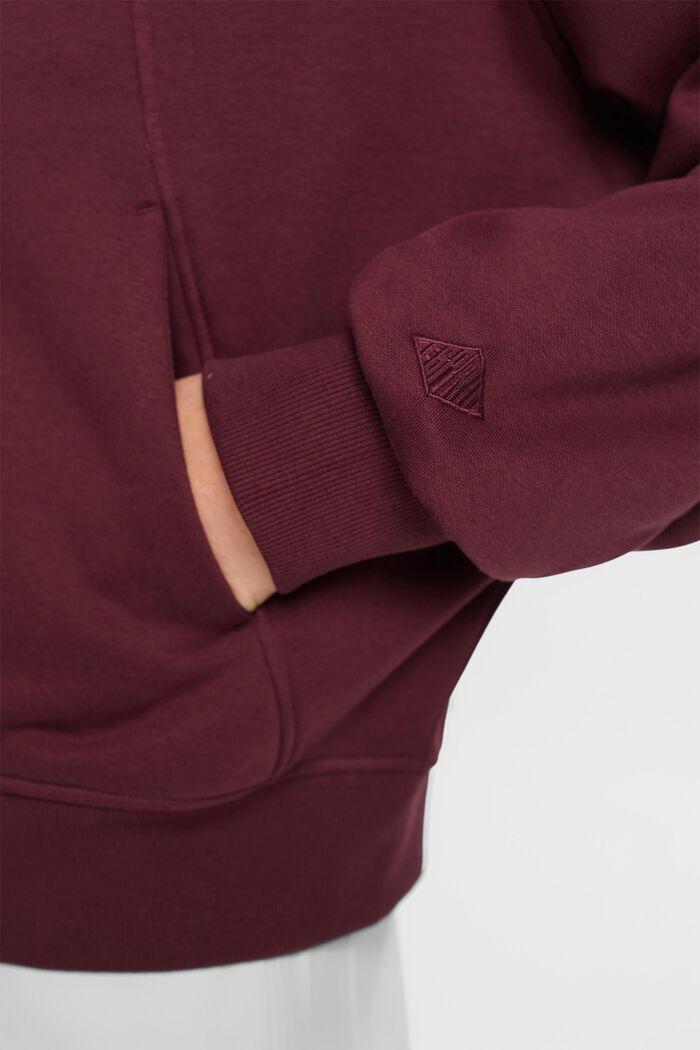 Recycelt: Hoodie mit Reißverschluss