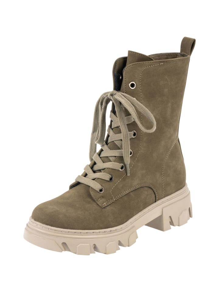 palado Schnürstiefel in khaki günstig kaufen 38