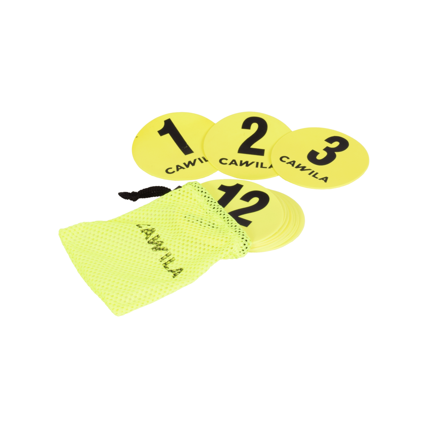 Cawila Floormarker Nr.1-12 Set 12,5 cm Gelb