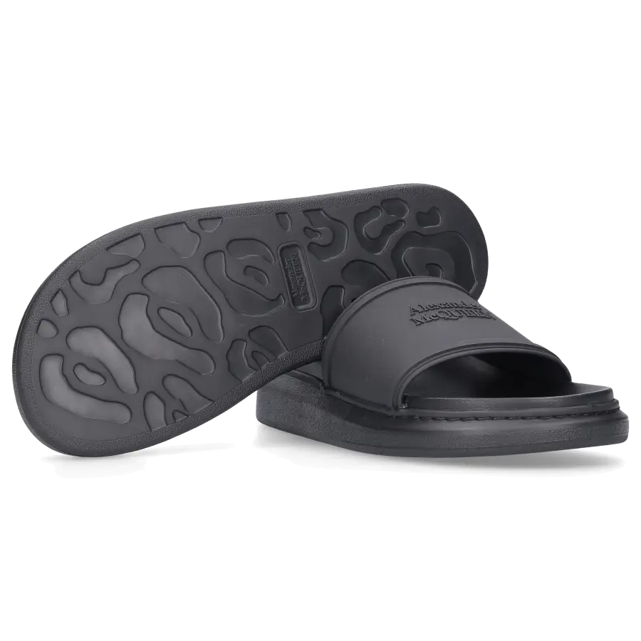Alexander McQueen - Sandalen HYBRID OVERSIZED Gummi - schwarz
