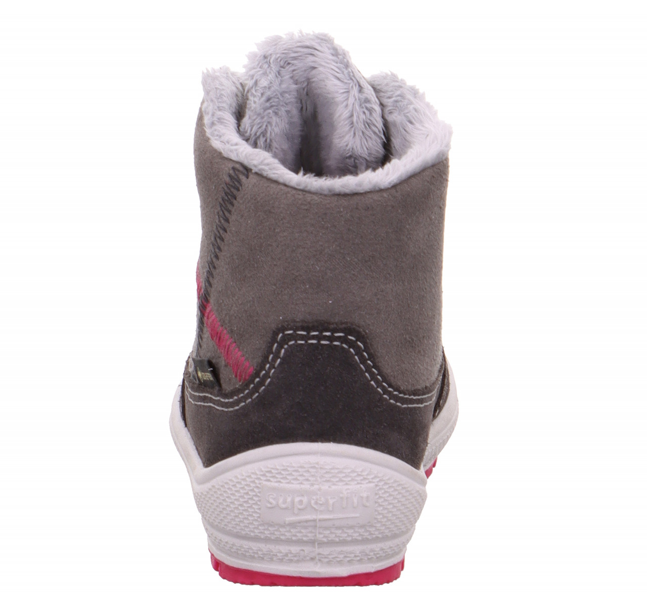 GROOVY - Grau/Pink Boots mit Schnürung