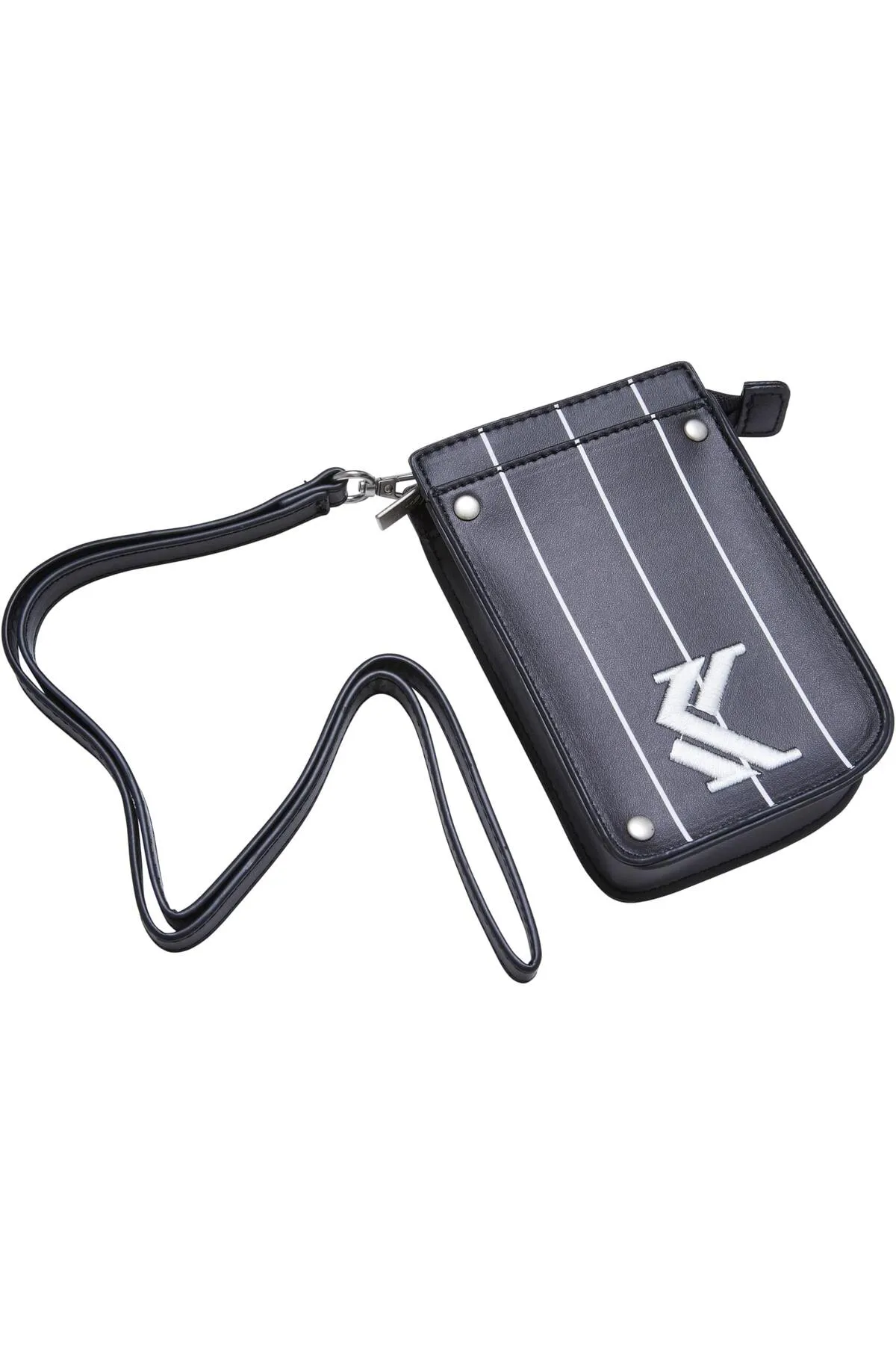 KARL KANI  Accessoires KA224-016-1KK OG Pinstripe kleine Beuteltasche schwarz/weiß