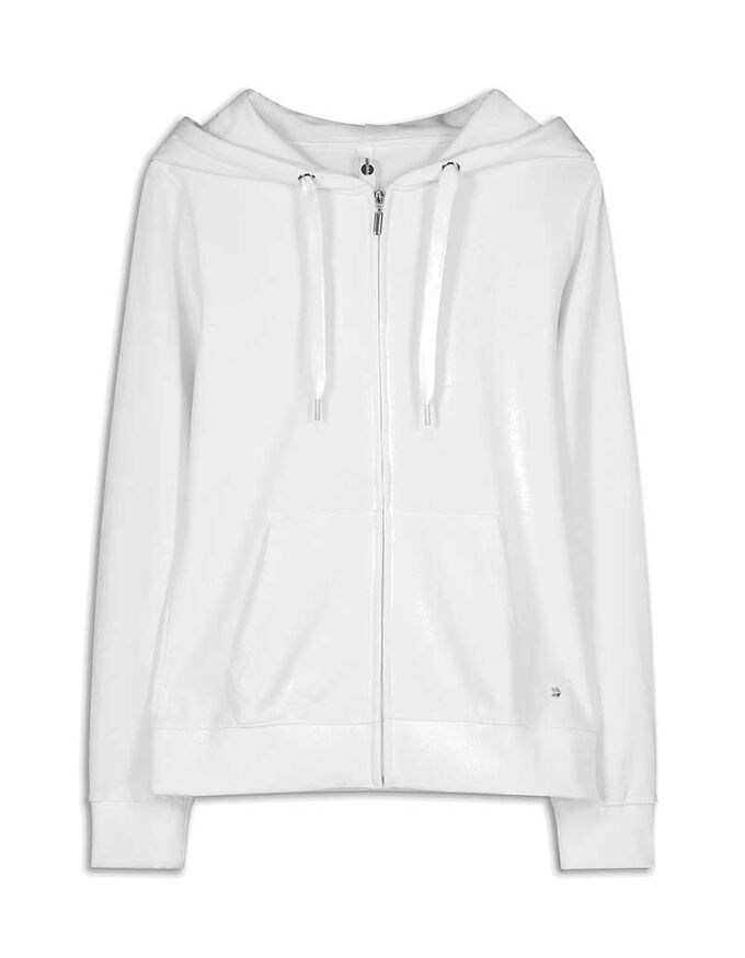 Sweatjacke - Kapuze mit Tunnelzug