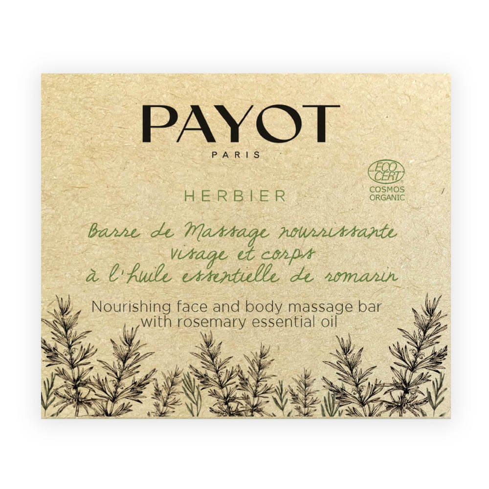 Payot Herbier Barre de Massage nourrissante visage et corps à l&'huile essentielle de romarin