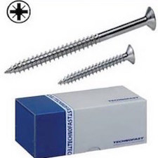Senco Tilbehør 32008050060 USP Sponplateskrue Pozidriv flathode 5,0 x 60 mm 200 stk.
