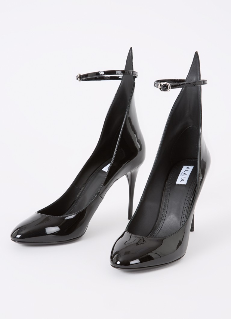 Alaïa Pump -korkokengät lampaannahkaa lakatulla viimeistelyllä