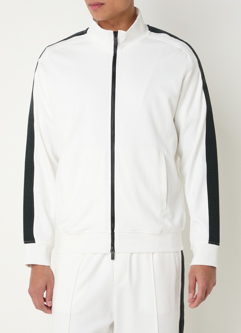 Armani Exchange sporta krekls ar logotipa joslu un sānu kabatām