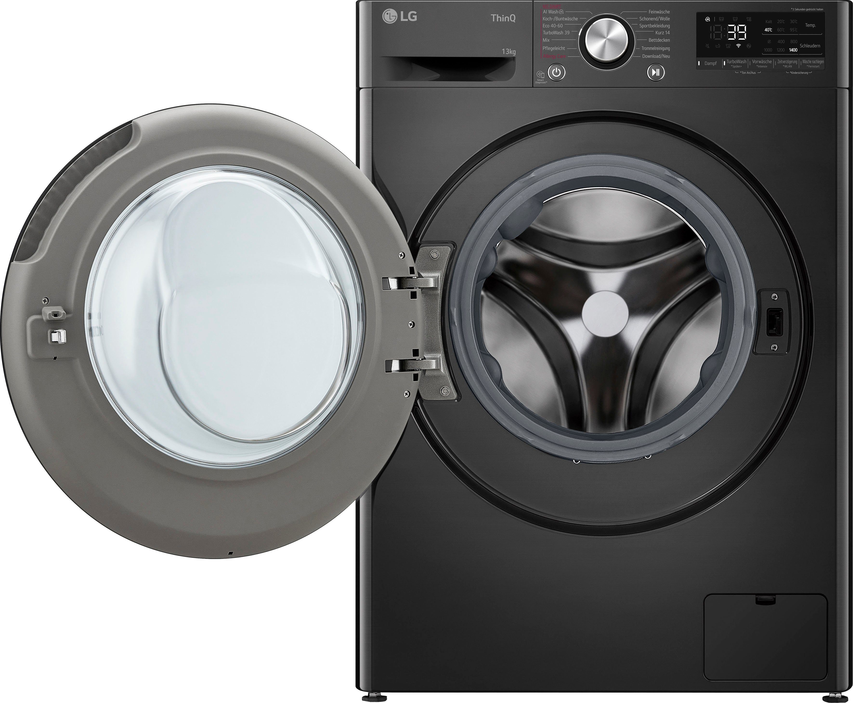 LG Waschmaschine Serie 7 F4WR703YB, 13 kg, 1400 U/min