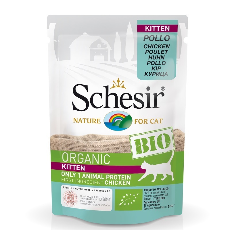 Schesir Nassfutter Schesir BIO Kitten 16x85g