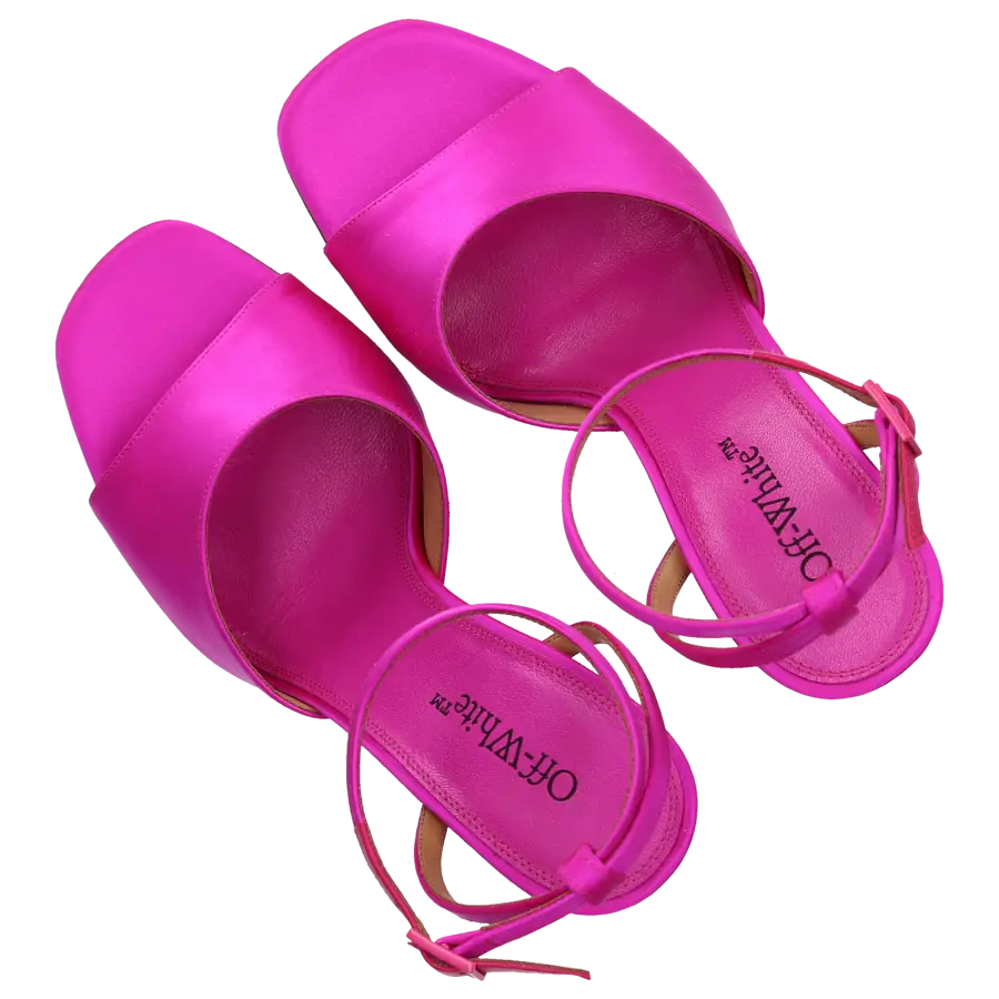 Off-White - Sandalen LOLLIPOP Satin - pink