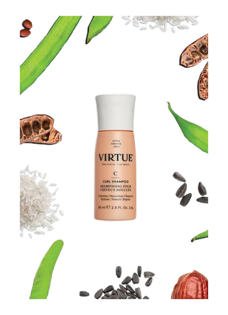 Virtue Mini Curl šampūns - ceļojumu izmēra šampūns lokainām cirtām
