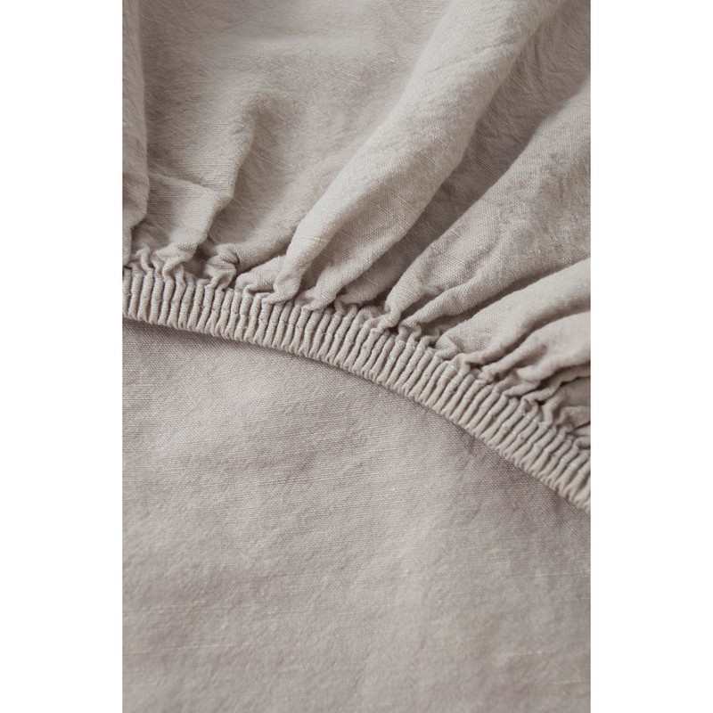 Drap housse Lin et Coton Bio 1 personne