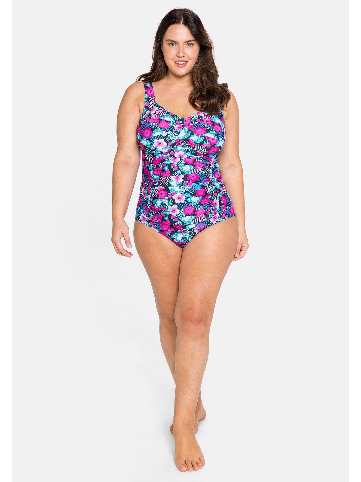 Sheego Tankini-Top Große Größen, mit Shaping-Einsatz und verstellbaren Trägern
