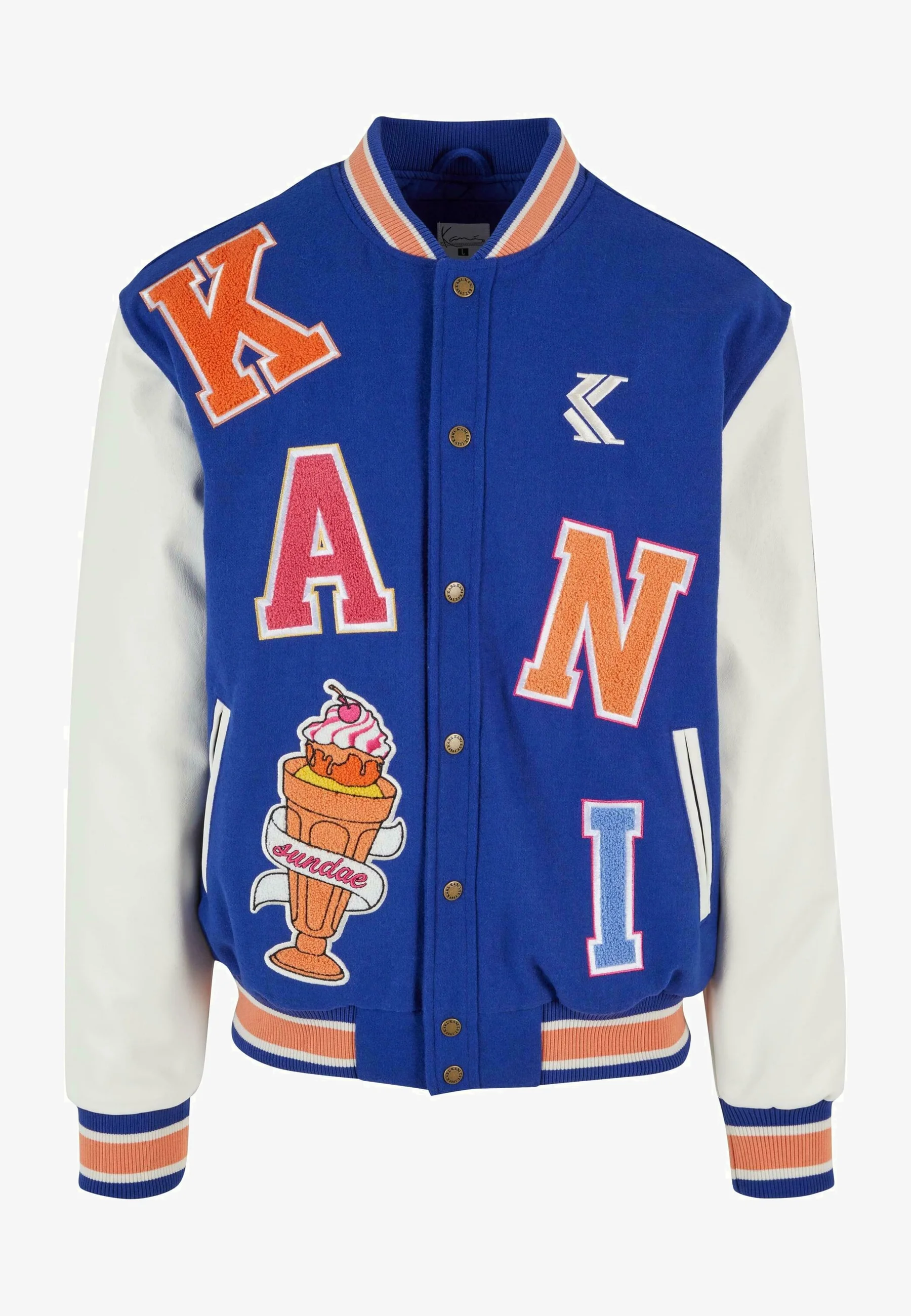 Karl Kani BLOCK PATCH COLLEGE - Chaqueta bomber