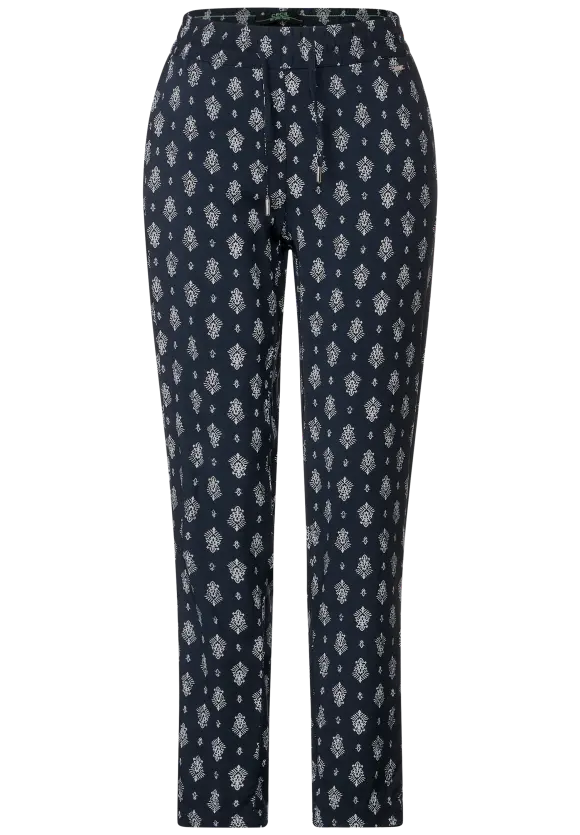 CECIL Casual Fit Hose mit Print