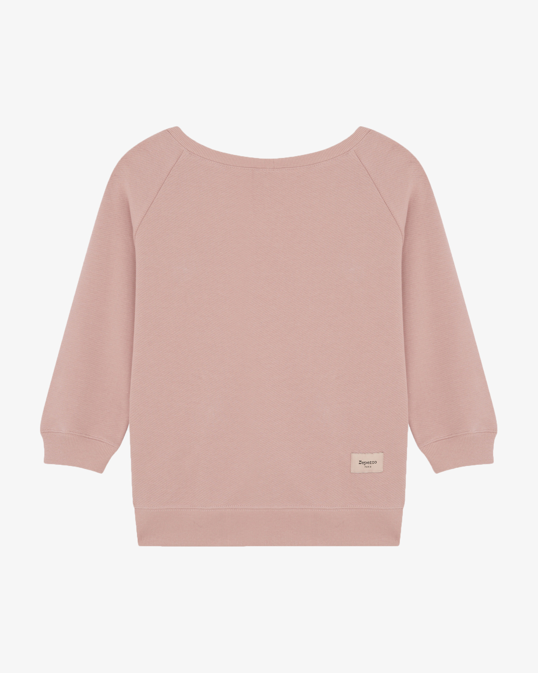 Wrap-over sweatshirt