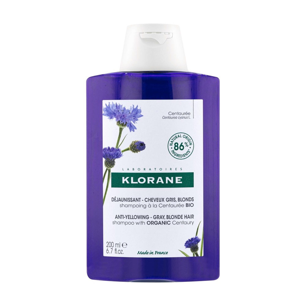 Klorane Klorane - Centaurée - Shampoing déjaunis sant à la Centaurée BIO Shampoing