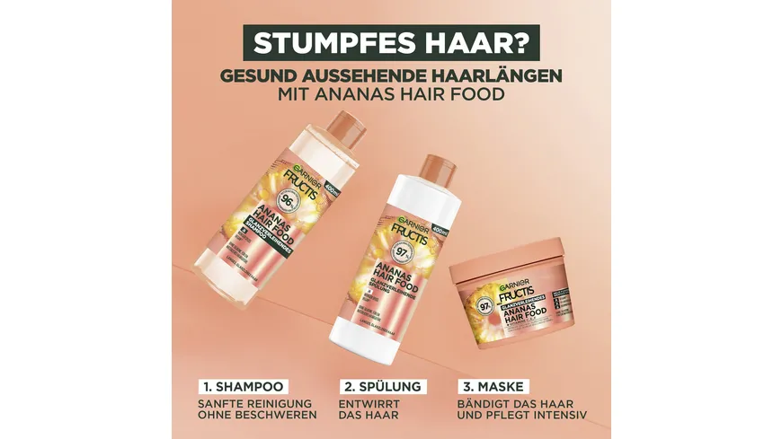 Garnier Fructis Spülung HARIFOOD Ananas 400 ml