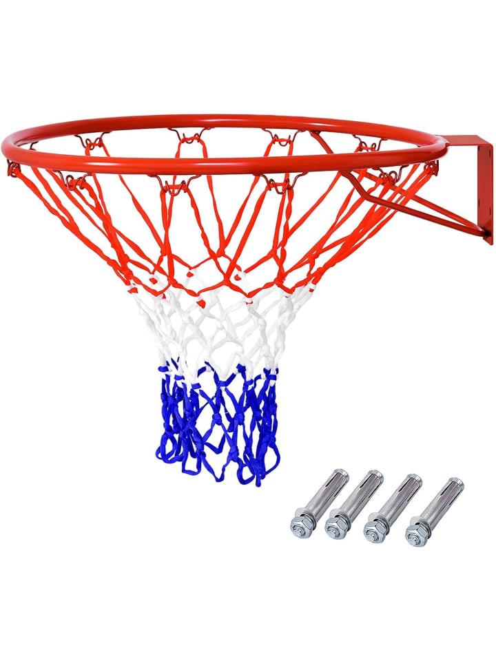 COSTWAY Basketballring in Rot günstig kaufen 45 cm