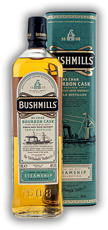 Bushmills Steamship Bourbon Cask 1,0 Liter Bushmills Steamship Bourbon Cask 1,0 Liter  1	 Liter - Vol 40%