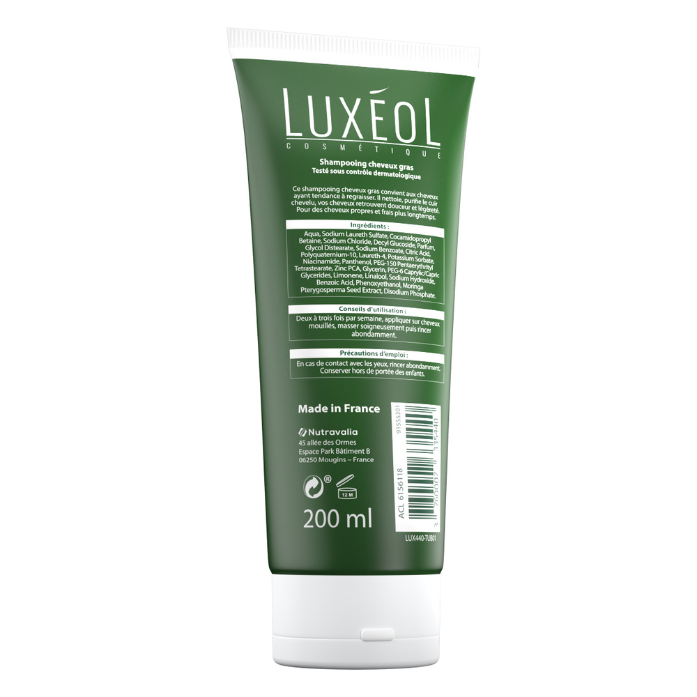 Luxéol Luxéol Shampooing Cheveux gras Cosmétique