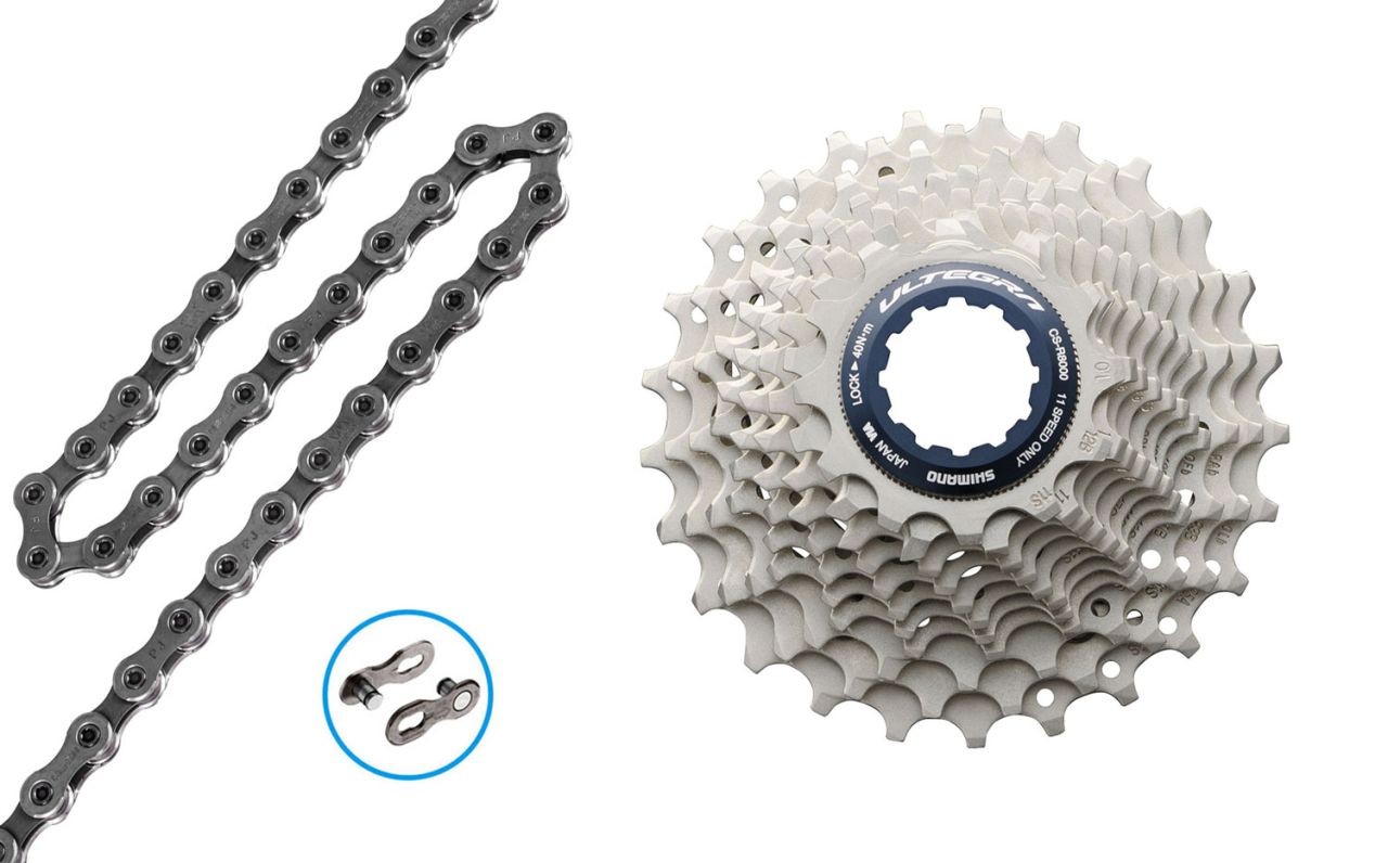 Shimano ULTEGRA CN-HG701+CS-R8000 11-fach Verschleissset 12-25 kaufen | Bike-Discount
