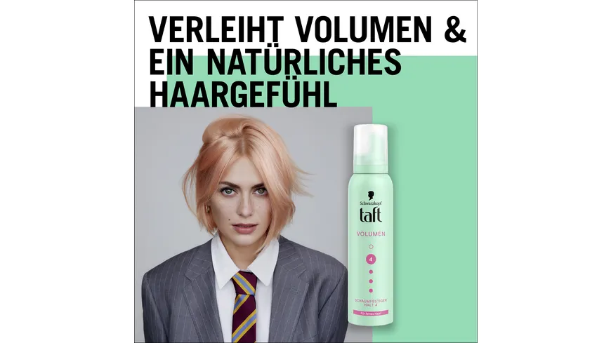 TAFT Schaumfestiger Volumen feines Haar 150ml Haltegrad 4 - starker Halt 150 ml