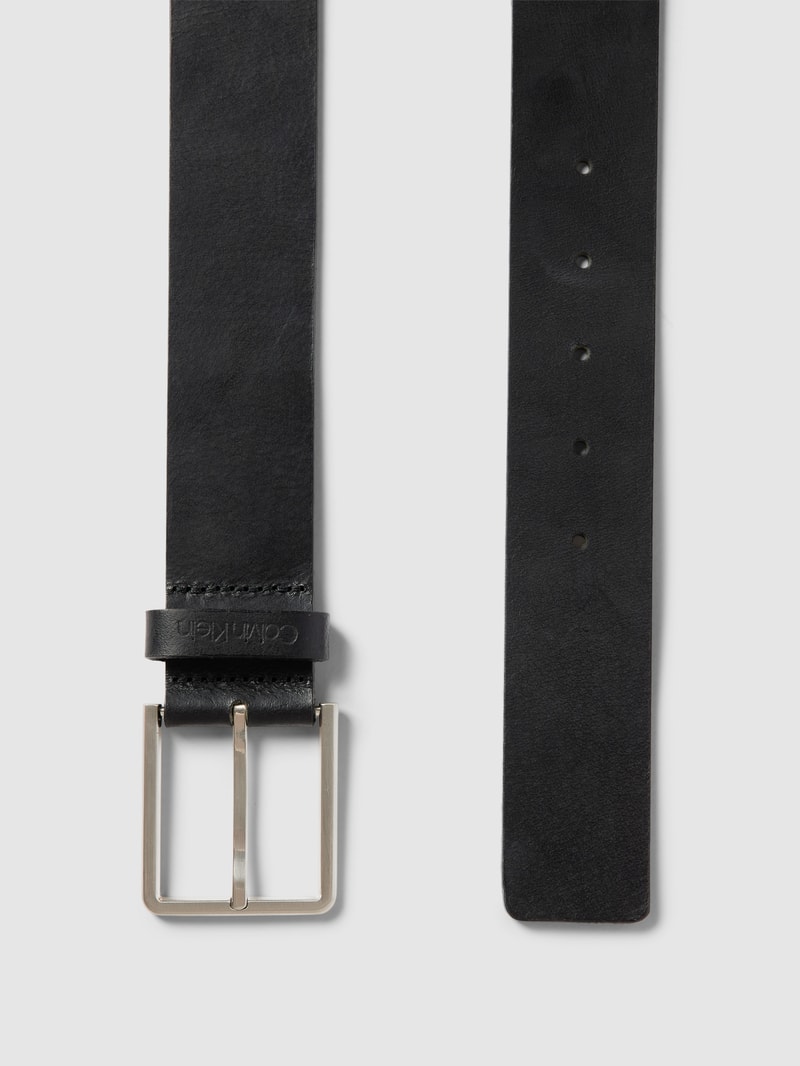 Gürtel mit Label-Detail in schwarz