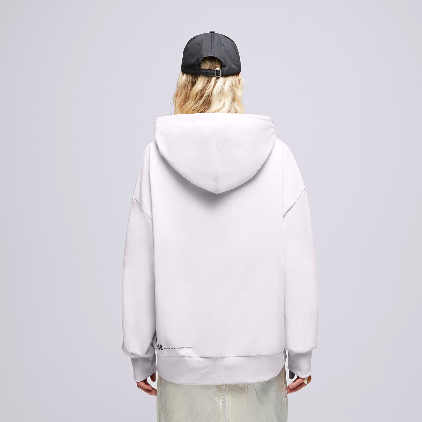 S.NOW JOB SIZEER HOODIE “I DECIDE” OFF WHITE Beige