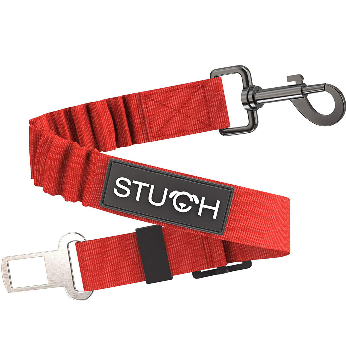 STUCH Autozubehör STUCH Universeller Bungee Autogurt für Hunde & Katzen rot