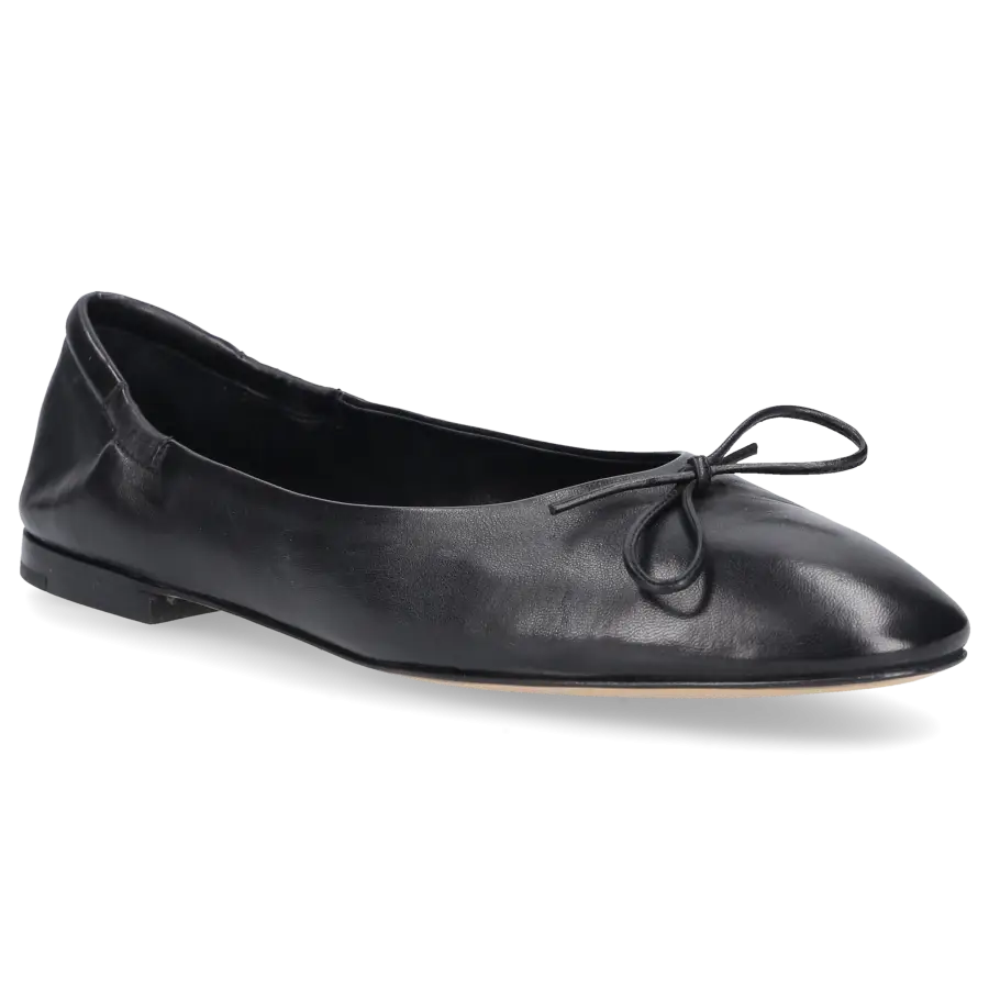 Pomme D`OR - Ballerinas 0450 Nappaleder - schwarz
